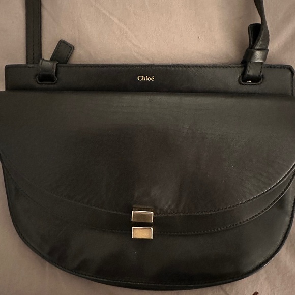 Chloe Georgia leather crossbody bag - Picture 1 of 11